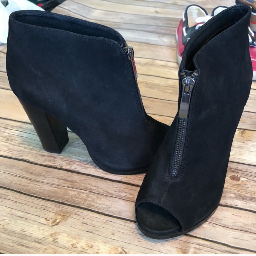 Aldo peep toe booties